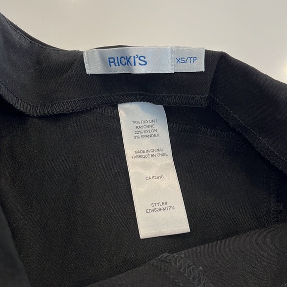 Ricki’s Black Pencil Skirt XS - Picture 2 of 2